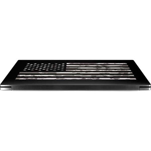Black and White Camo American Flag Dell XPS Skin